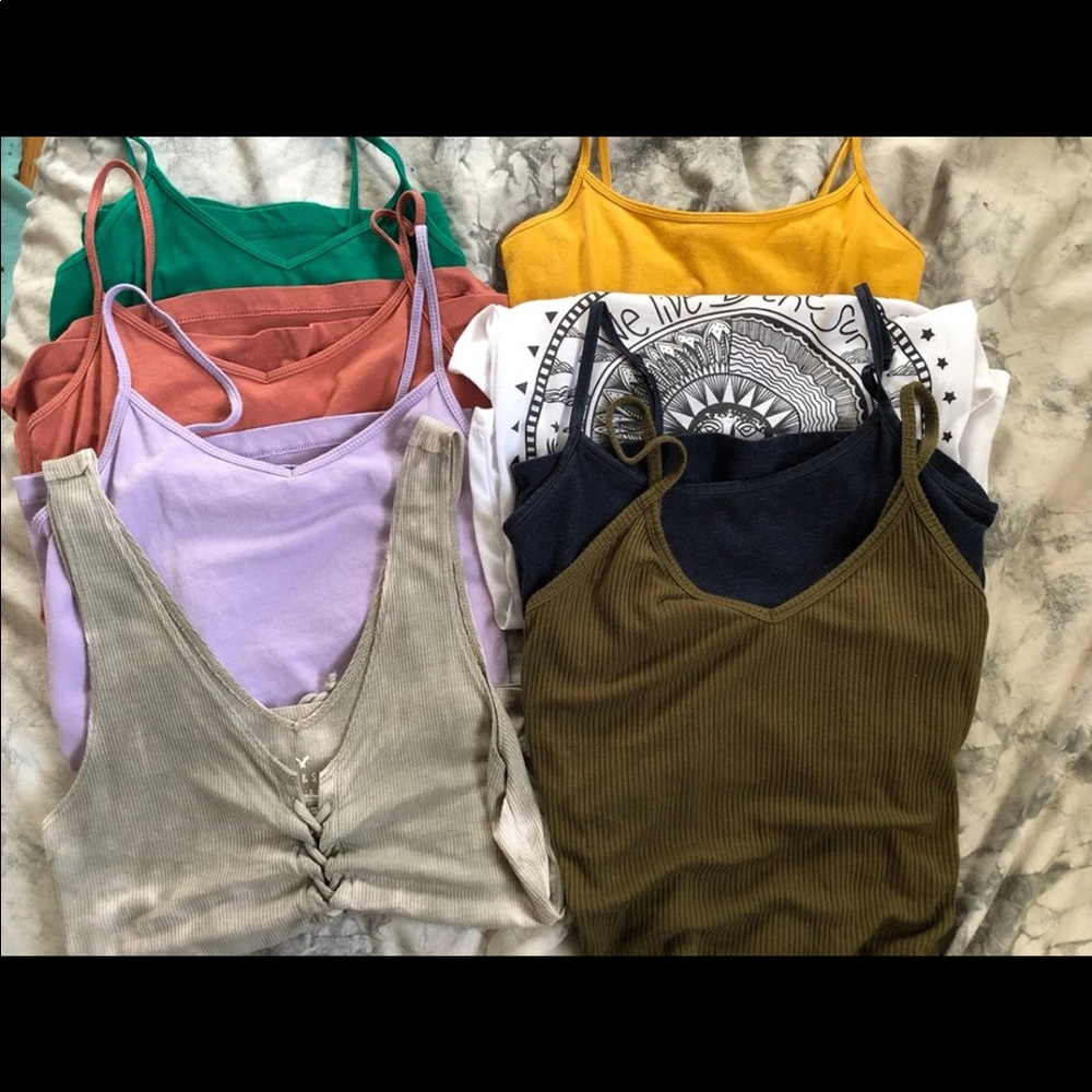 bundle of tank tops